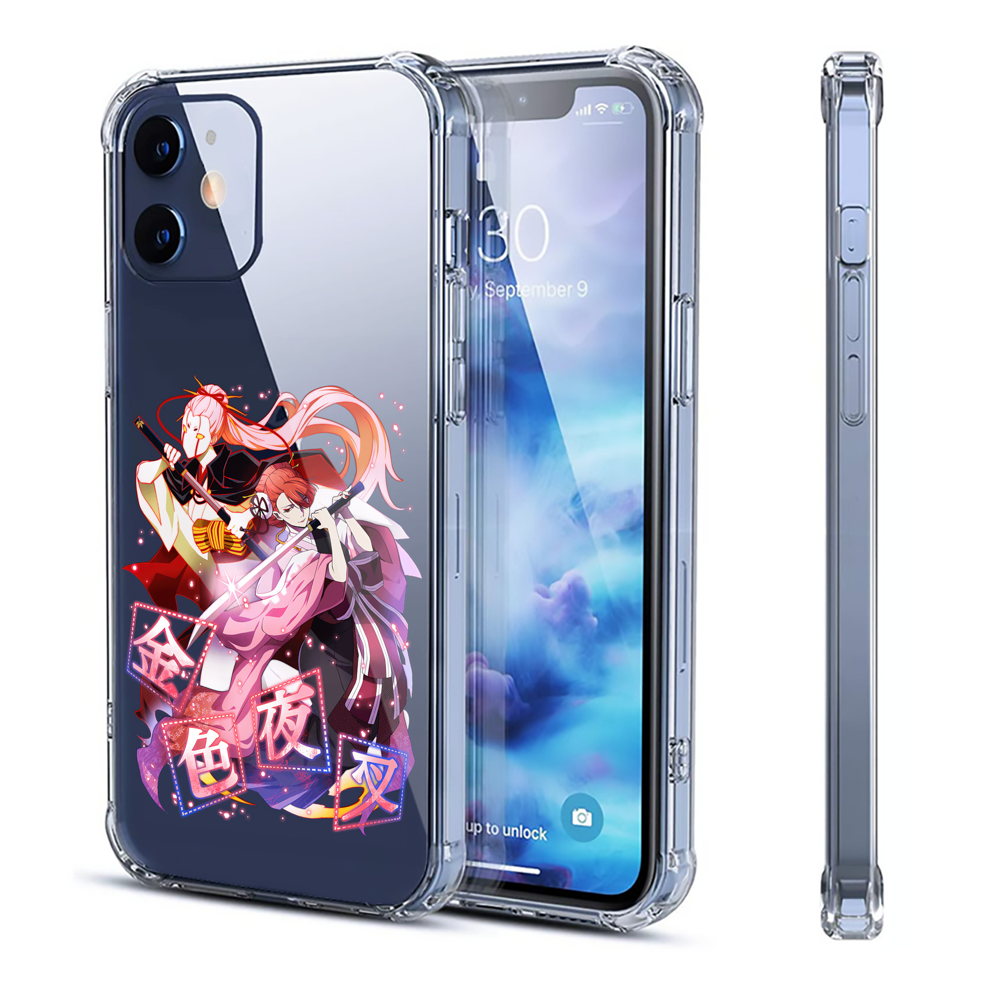 （画像用） 文豪ストレイドッグス Bungo Stray Dogs 【iPhone 12シリーズ対応】透明スマホケース（クリアソフトケース）